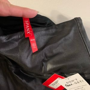 SPANX faux leather size M